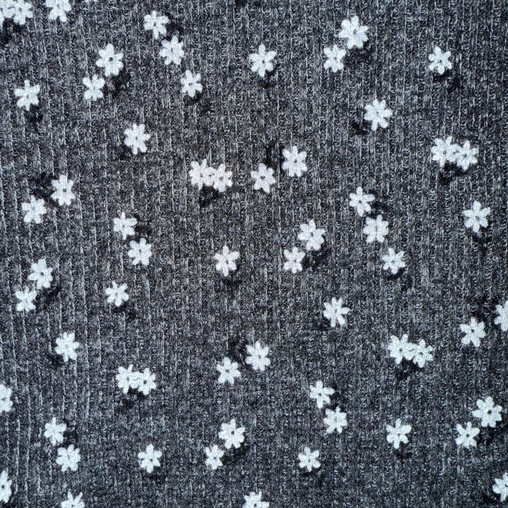 Zara Gray Floral Kids Shirt sz 3/4 - Picture 3 of 3